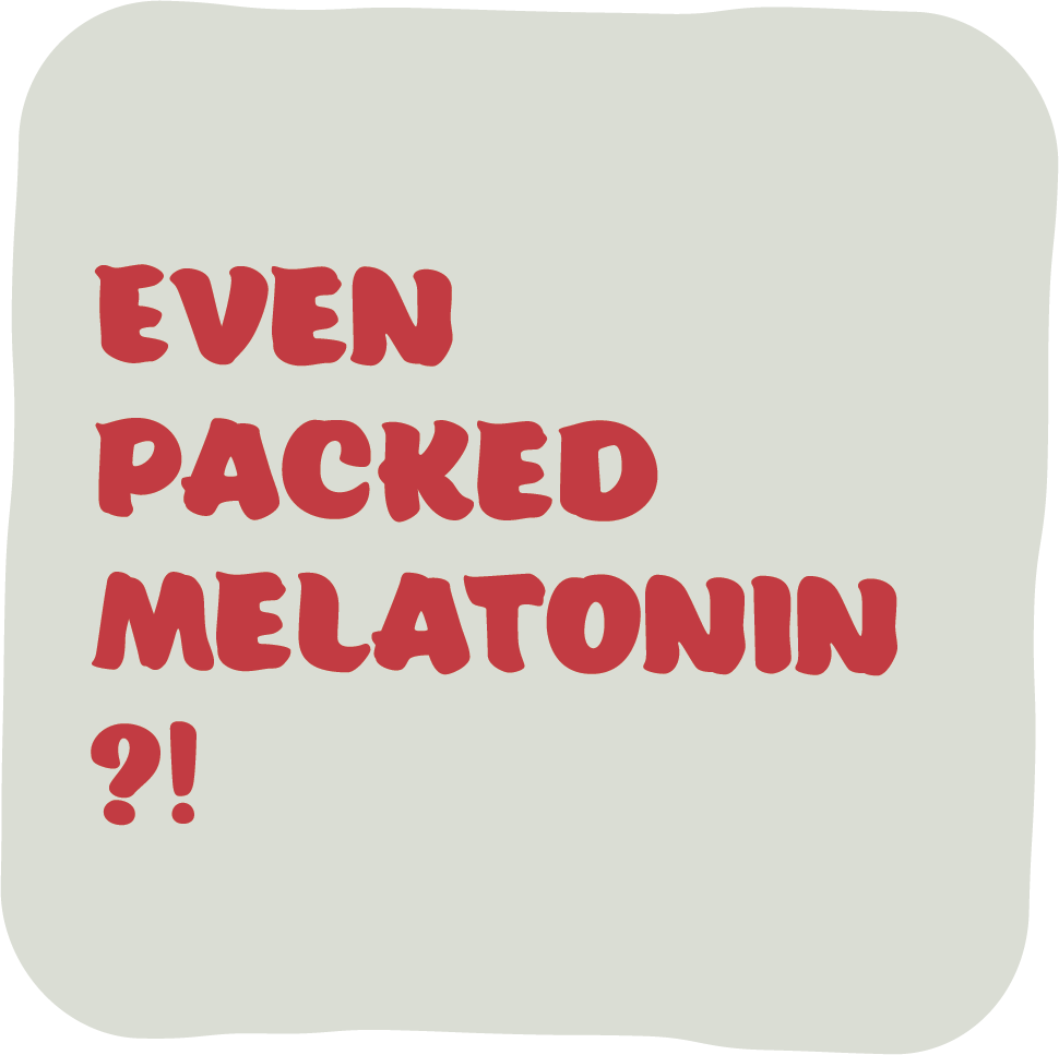 Even packed melatonin